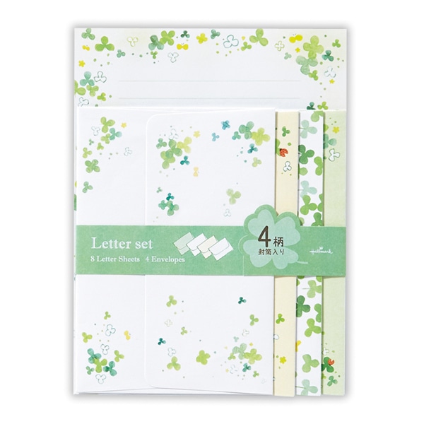 日本ホールマーク レターセット ピースフルクローバー2 819286　1セット（ご注文単位6セット）【直送品】