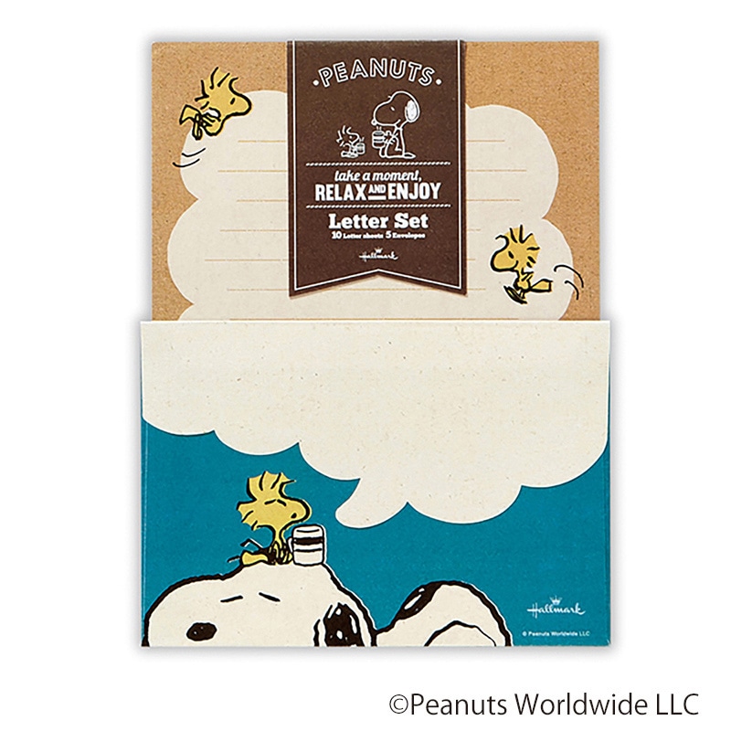 日本ホールマーク レターセット スヌーピー　ブルーリラックス2 819323　1セット（ご注文単位6セット）【直送品】