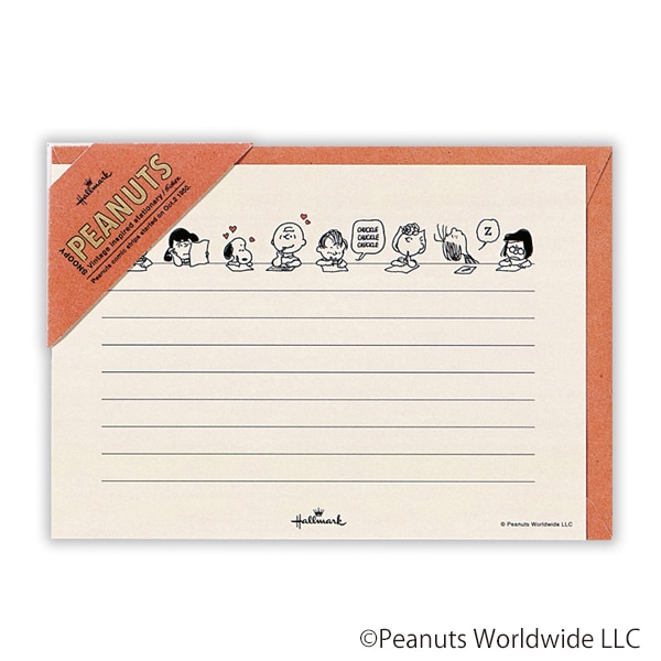 日本ホールマーク レターセット スヌーピー　スヌーピーとお友達2 819330　1セット（ご注文単位6セット）【直送品】