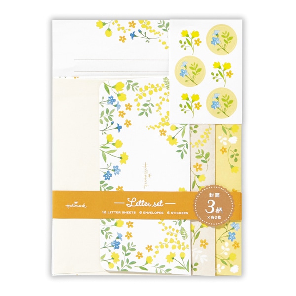 日本ホールマーク レターセット リトルガーデン　シャイニ-2 819392　1セット（ご注文単位6セット）【直送品】