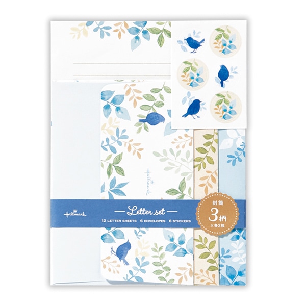 日本ホールマーク レターセット リトルガーデン　バード2 819408　1セット（ご注文単位6セット）【直送品】