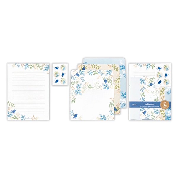 日本ホールマーク レターセット リトルガーデン バード2 819408 1セット(ご注文単位6セット)【直送品】