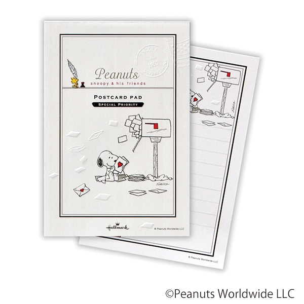 日本ホールマーク ハガキ箋 スヌーピー　ポストと手紙2 819873　1セット（ご注文単位6セット）【直送品】