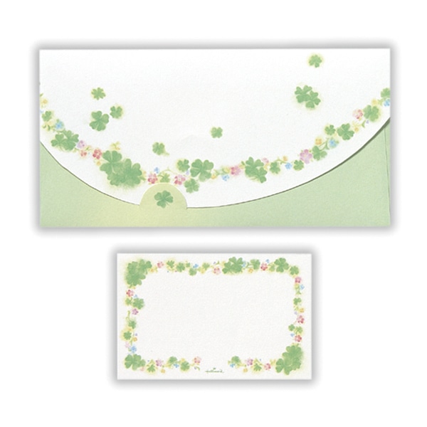 日本ホールマーク 多目的　祝儀封筒　横型 クローバー2 820367　1セット（ご注文単位6セット）【直送品】