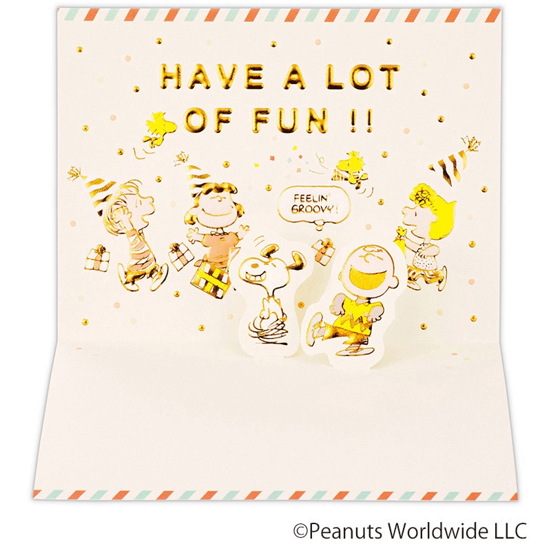 日本ホールマーク 誕生お祝い 立体カード スヌーピー 3Dエンボスフェイス 830168 1枚(ご注文単位6枚)【直送品】