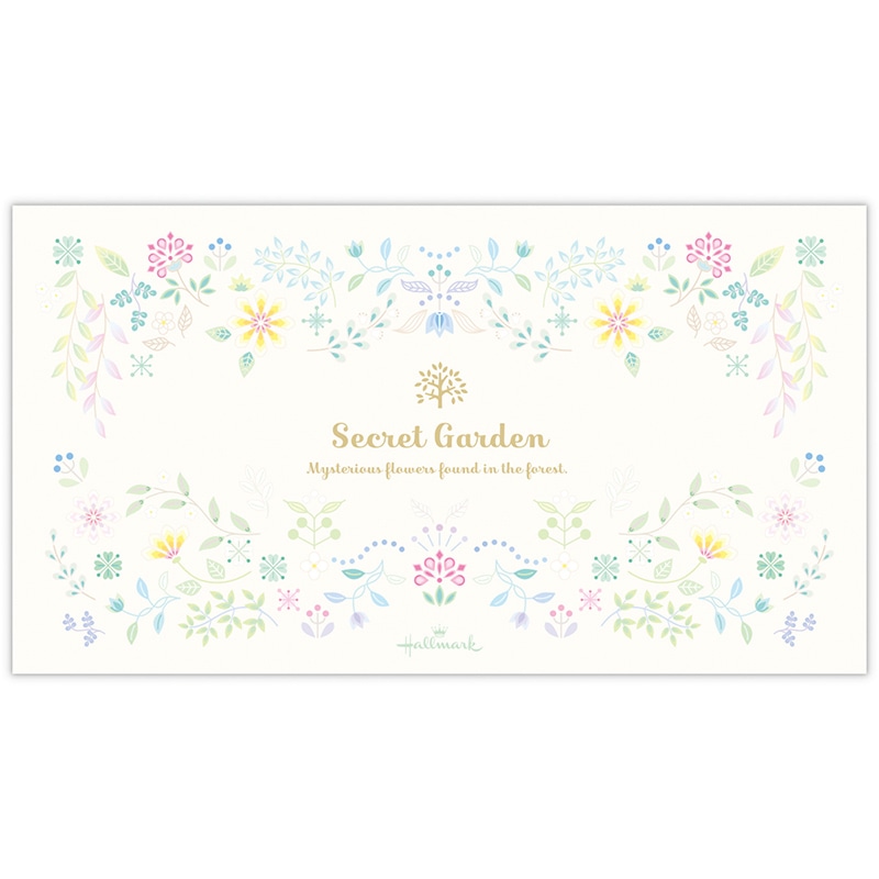 日本ホールマーク 一筆箋 シークレットガーデン 831721 1冊（ご注文単位6冊）【直送品】