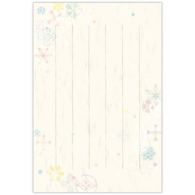日本ホールマーク 葉書箋 淡色紋 831790 1冊(ご注文単位6冊)【直送品】