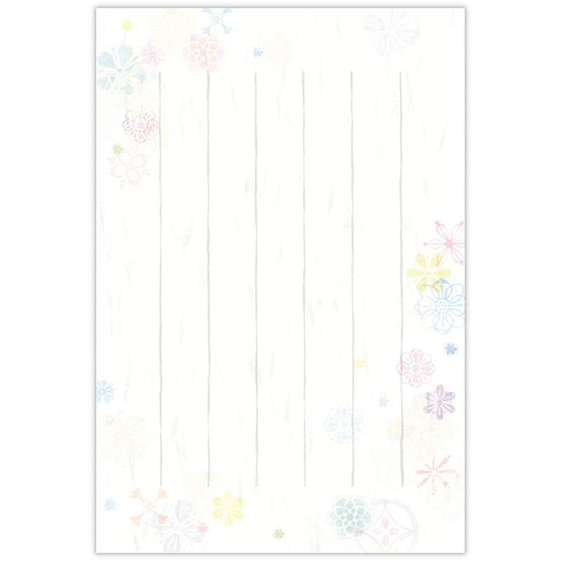 日本ホールマーク 葉書箋 淡色紋 831790 1冊(ご注文単位6冊)【直送品】