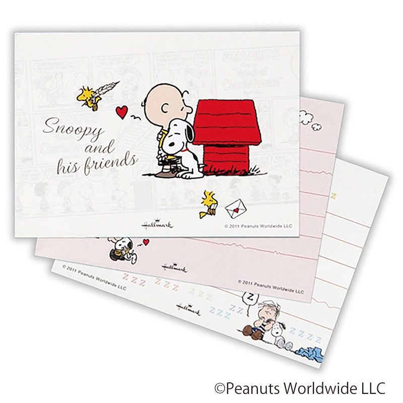 日本ホールマーク ひとことふたこと箋 スヌーピー　コミックホワイト3 839475　1冊（ご注文単位6冊）【直送品】