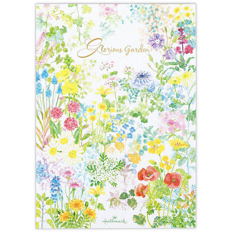 日本ホールマーク ひとことふたこと箋 グロリアスガーデン2 839499　1冊（ご注文単位6冊）【直送品】