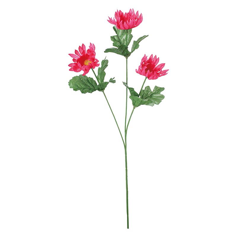 ポピー 造花　アスタースプレー ビューティー FF-3065-BTY 1本（ご注文単位24本）【直送品】