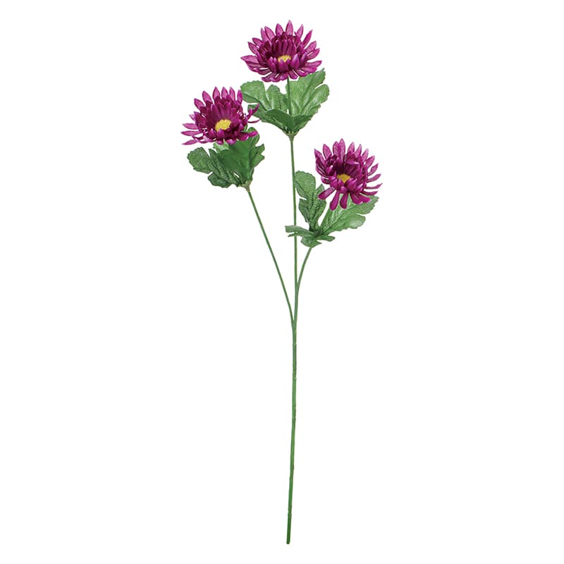 ポピー 造花　アスタースプレー パープル FF-3065-PU 1本（ご注文単位24本）【直送品】