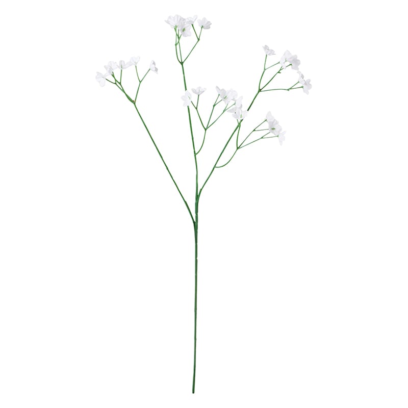 ポピー 造花 サテンカスミ ホワイト FF-3071-W 1本(ご注文単位24本)【直送品】