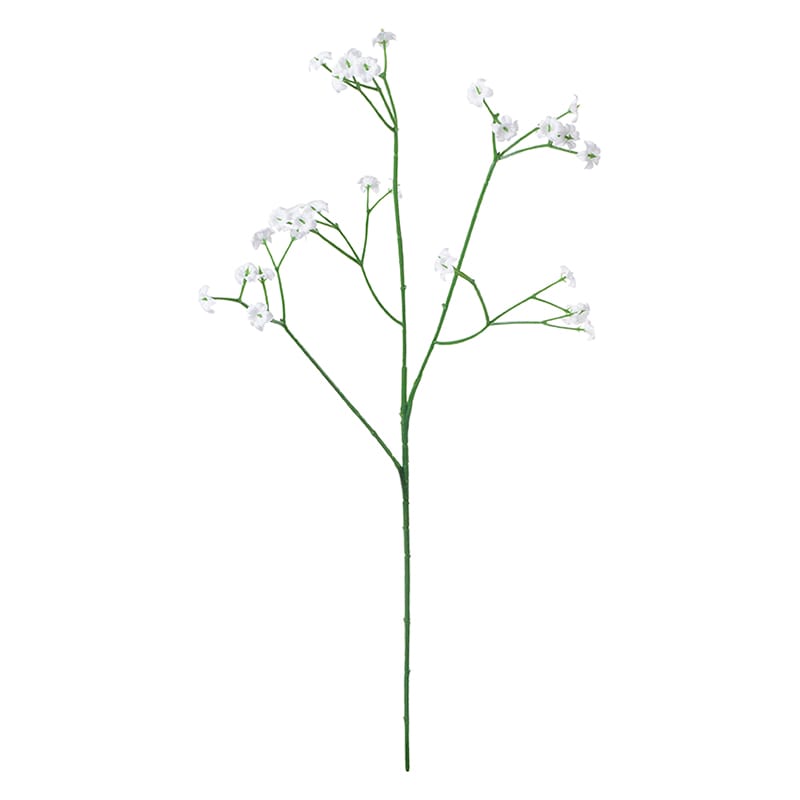 ポピー 造花 カスミスプレー ホワイト FF-3072-W 1本(ご注文単位24本)【直送品】