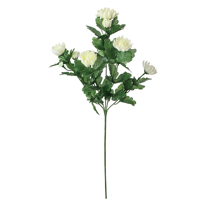 ポピー 造花　マムスプレー クリーム FA-7413-CR 1本（ご注文単位12本）【直送品】