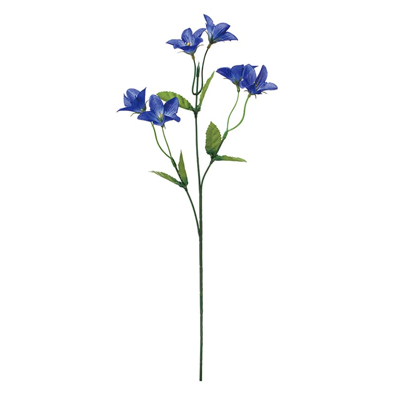 ポピー 造花　ミニキキョウスプレー ダークブルー FS-8356-DBL 1本（ご注文単位24本）【直送品】