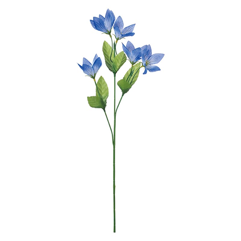 ポピー 造花　キキョウスプレー ブルー FS-8357-BLU 1本（ご注文単位24本）【直送品】