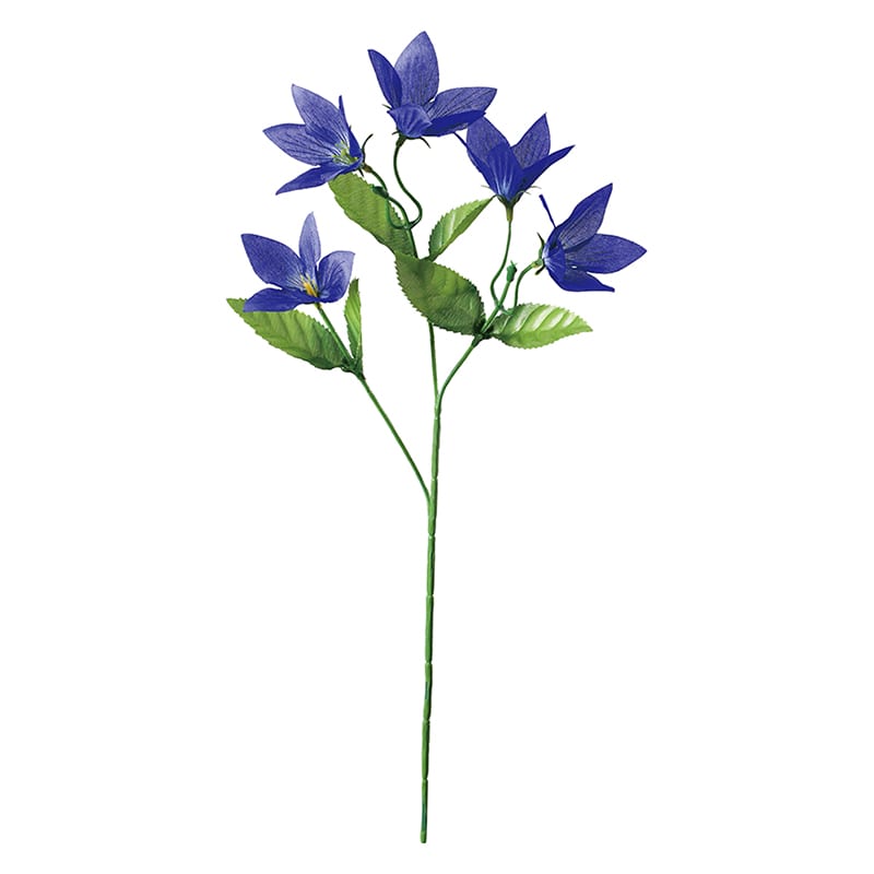 ポピー 造花　キキョウスプレー ダークブルー FS-8357-DBL 1本（ご注文単位24本）【直送品】