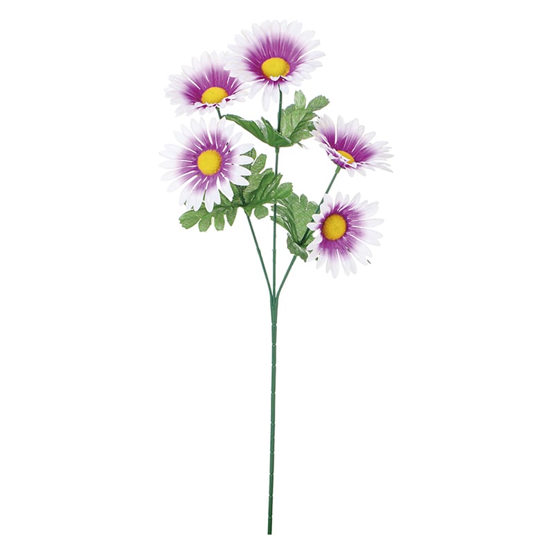 ポピー 造花　デージースプレー ラベンダー FF-3075-LAV 1本（ご注文単位24本）【直送品】