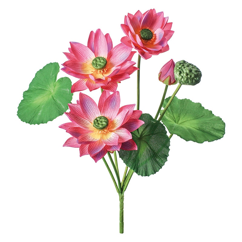 ポピー 造花　ロータスブッシュ ラベンダー FB-2630-LAV 1本（ご注文単位6本）【直送品】