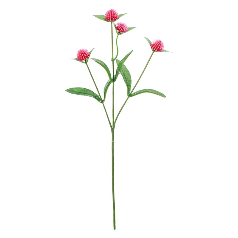 ポピー 造花　千日紅 ピンク FF-3081-P 1本（ご注文単位24本）【直送品】