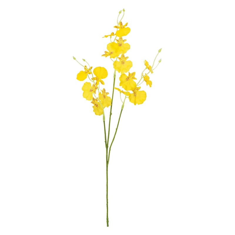 ポピー 造花　オンシジューム イエロー FF-3091-Y 1本（ご注文単位24本）【直送品】