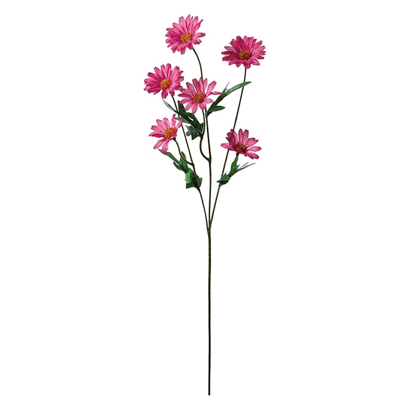 ポピー 造花　ノーブルデイジースプレー モーブ FF-3096-MAV 1本（ご注文単位24本）【直送品】