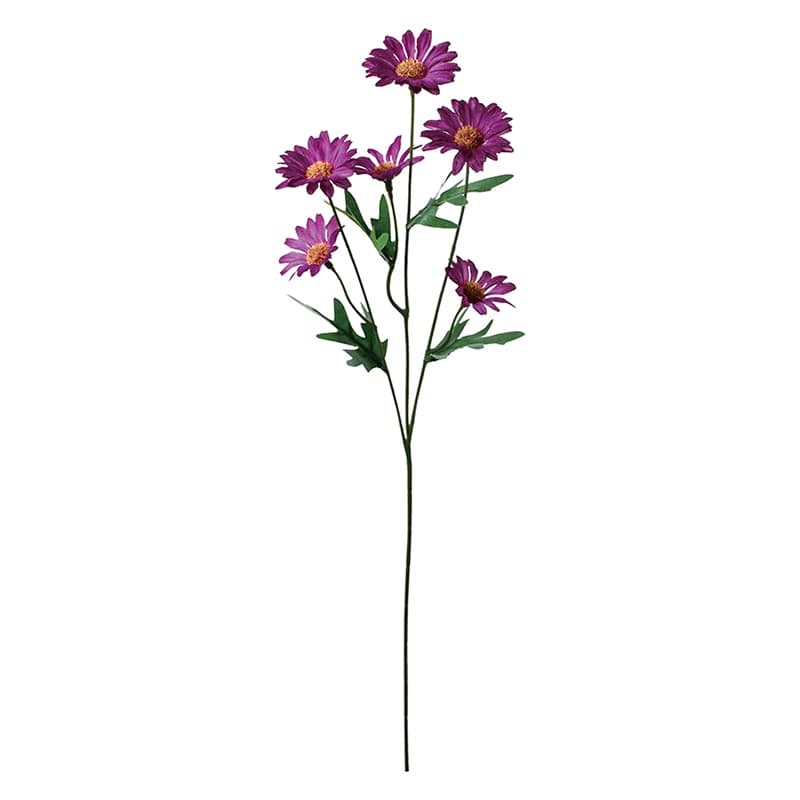 ポピー 造花　ノーブルデイジースプレー パープル FF-3096-PU 1本（ご注文単位24本）【直送品】