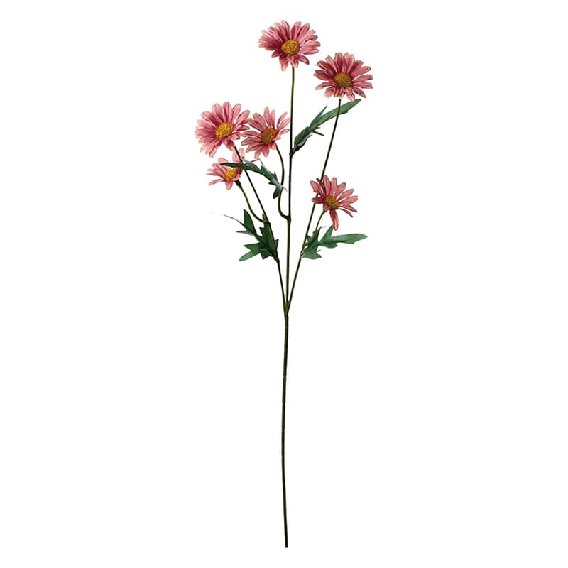 ポピー 造花　ノーブルデイジースプレー ダークピンク FF-3096-D/P 1本（ご注文単位24本）【直送品】