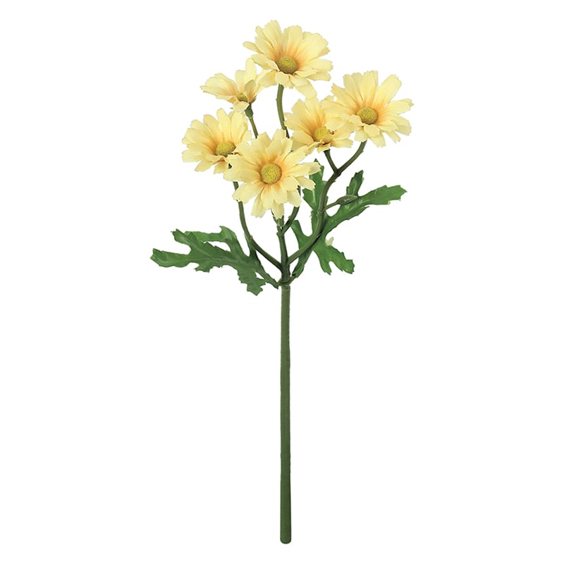 ポピー 造花　デージースプレー イエロー FFH-0058-Y 1本（ご注文単位24本）【直送品】