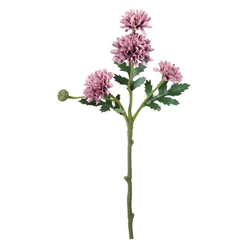 ポピー 造花　ミニマムスプレー モーブ FFH-0059-MAV 1本（ご注文単位24本）【直送品】