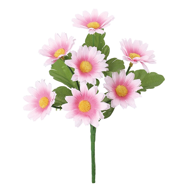 ポピー 造花　デージーブッシュ ライトピンク FB-2660-L/P 1本（ご注文単位24本）【直送品】