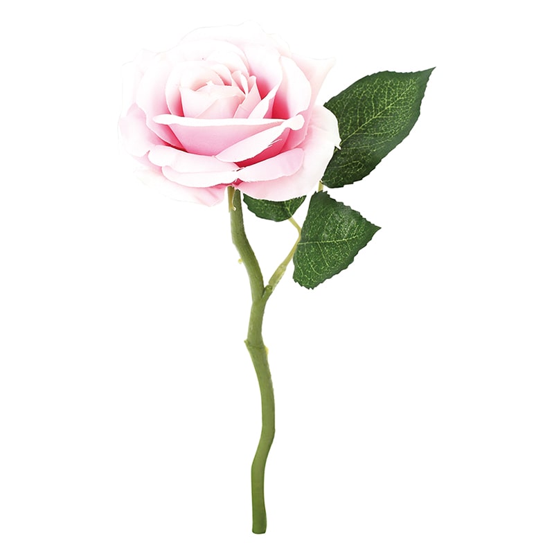 ポピー 造花 セレニティローズ ホワイトピンク FFH-0056-W/P 1本(ご注文単位24本)【直送品】