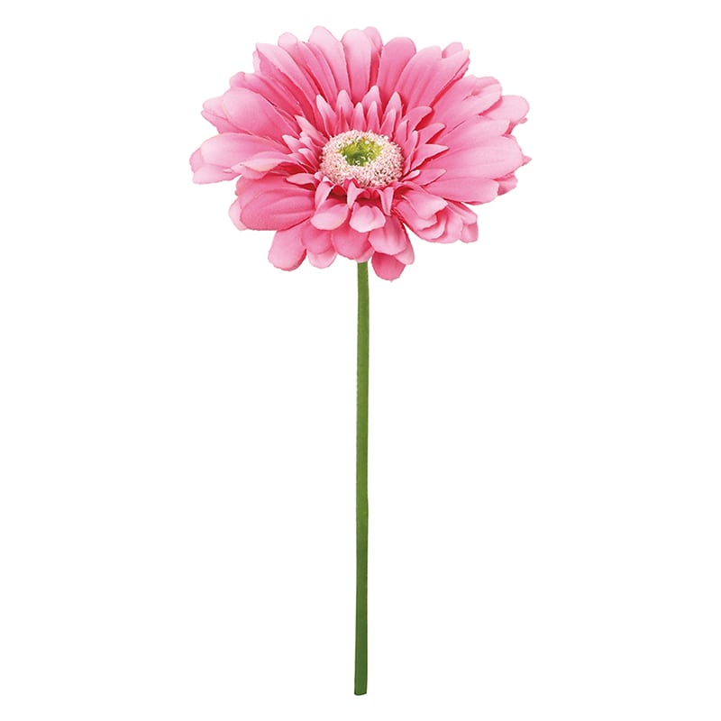 ポピー 造花 ガーベラ ピンク FFH-0067-P 1本(ご注文単位24本)【直送品】