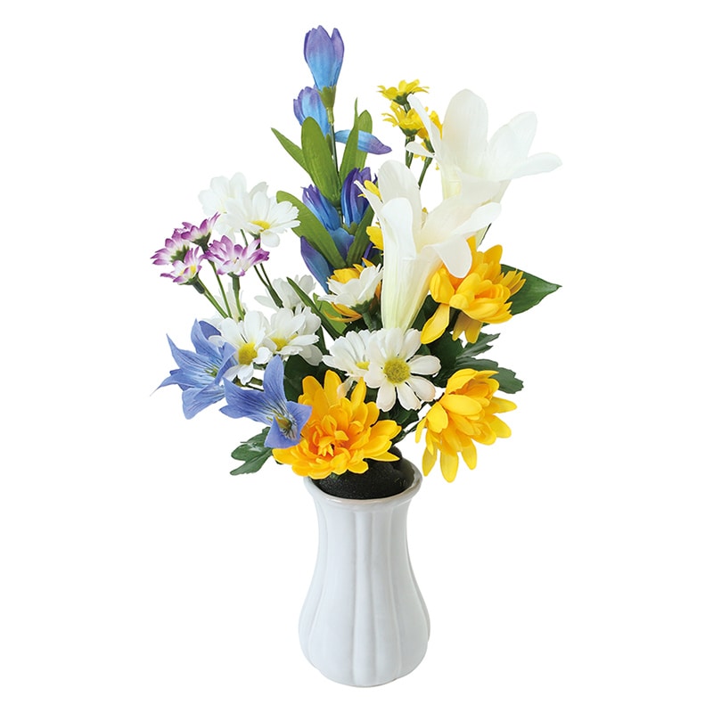 ポピー 造花 仏組花アレンジ デイジー FPT-035 1個(ご注文単位1個)【直送品】