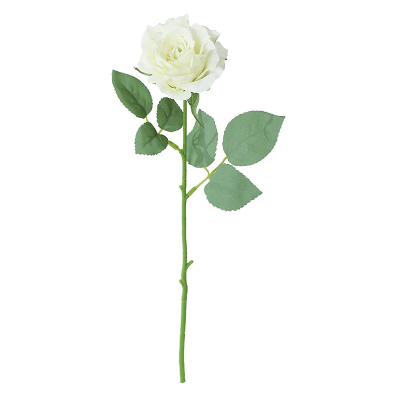 ポピー 造花 シャルマントローズ ホワイト FF-3103-W 1本(ご注文単位24本)【直送品】