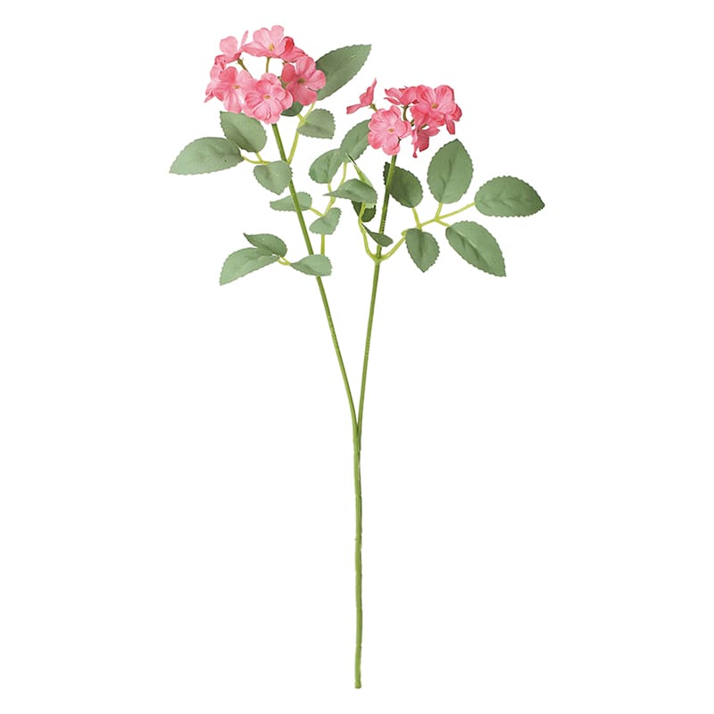 ポピー 造花 シャルマントポンポンローズスプレー ピンク FF-3104-P 1本(ご注文単位24本)【直送品】