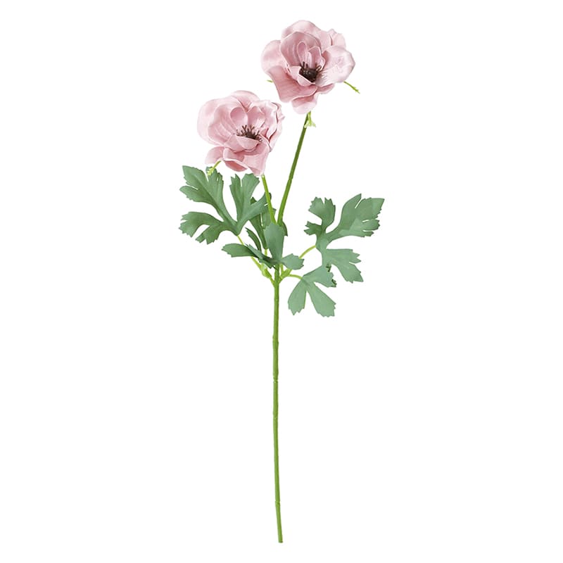 ポピー 造花　シャルマントラナンキュラススプレー モーブ FF-3105-MAV 1本（ご注文単位24本）【直送品】