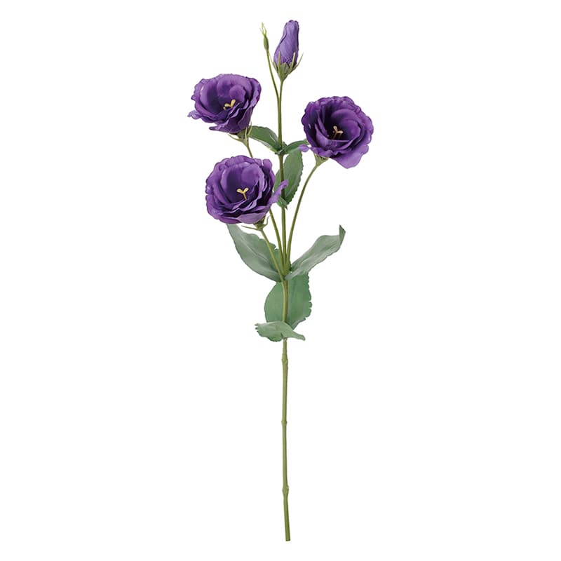 ポピー 造花 フリルリシアンサス ラベンダー FA-7549-LAV 1本(ご注文単位12本)【直送品】