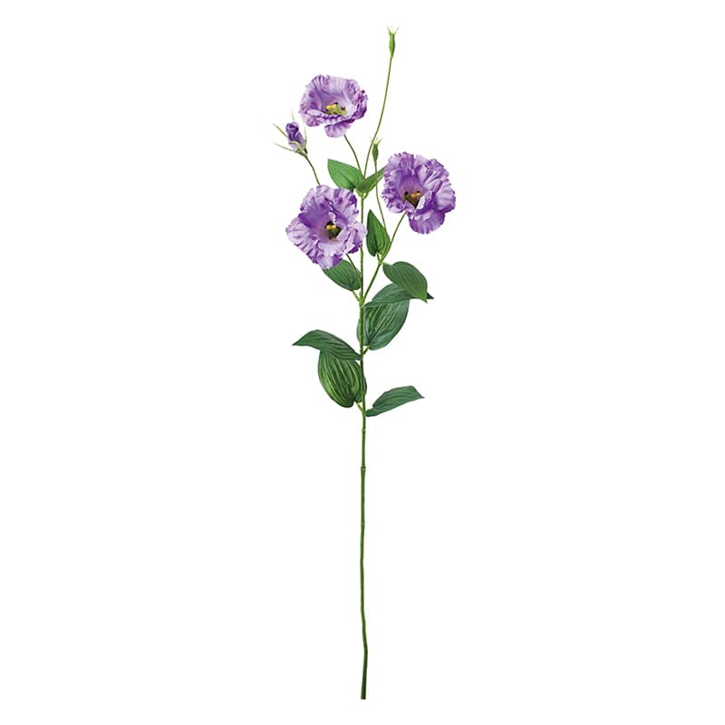 ポピー 造花　トルコキキョウ ラベンダー FA-7550-LAV 1本（ご注文単位12本）【直送品】