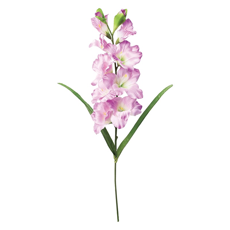 ポピー 造花　サテングジオラス ラベンダー FA-7557-LAV 1本（ご注文単位12本）【直送品】