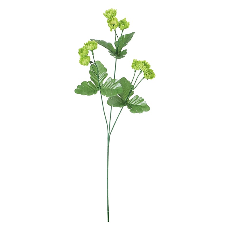 ポピー 造花　ミニマムスプレー グリーン FF-3110-GR 1本（ご注文単位24本）【直送品】