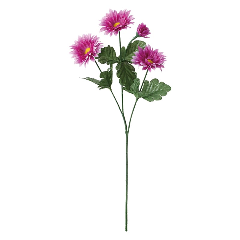 ポピー 造花　デージーマムスプレー ラベンダー FF-3114-LAV 1本（ご注文単位24本）【直送品】