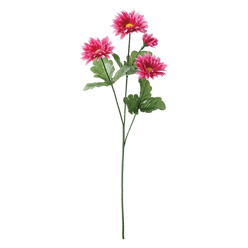 ポピー 造花　デージーマムスプレー ビューティー FF-3114-BTY 1本（ご注文単位24本）【直送品】