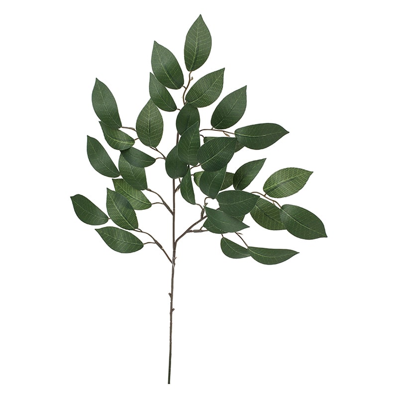 ポピー 造花　サテンサカキ  FG-5411-GR 1本（ご注文単位12本）【直送品】