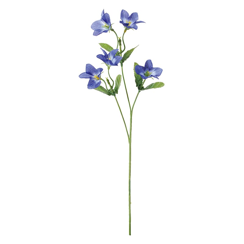 ポピー 造花　ミニキキョウスプレー ダークブルー FS-8398-DBL 1本（ご注文単位24本）【直送品】