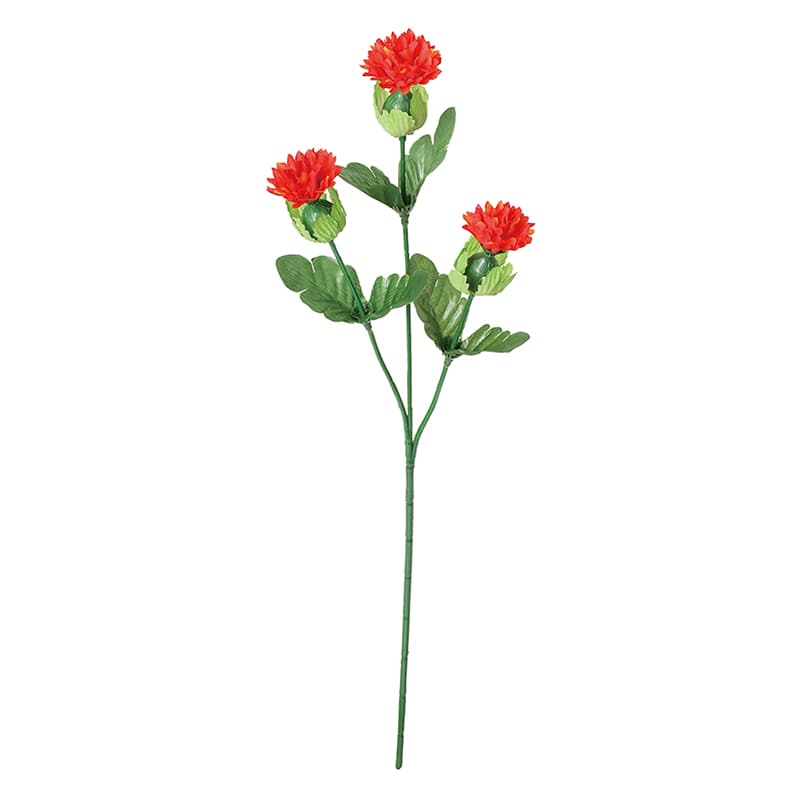 ポピー 造花 ベニバナ レッド FS-8399-R 1本(ご注文単位24本)【直送品】