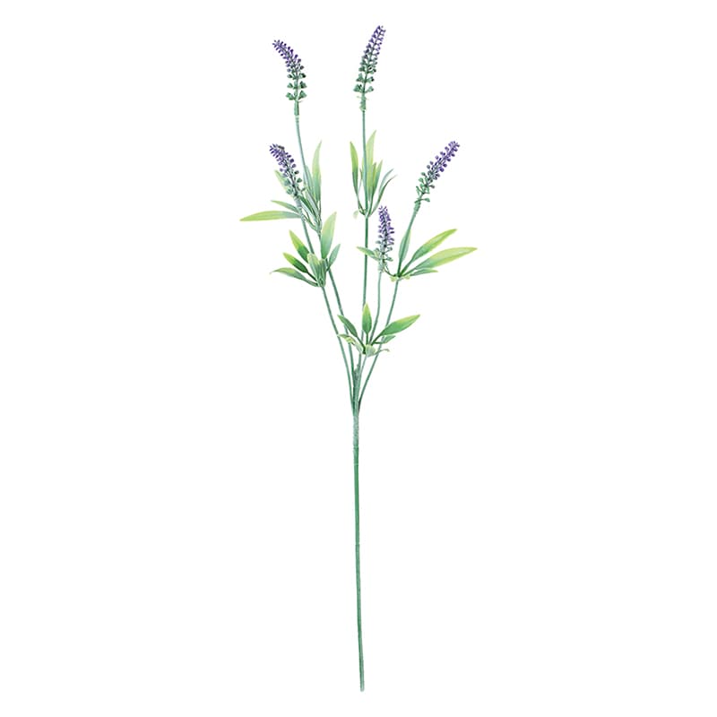ポピー 造花　ラベンダー×5 パープル FF-3125-PU 1本（ご注文単位24本）【直送品】