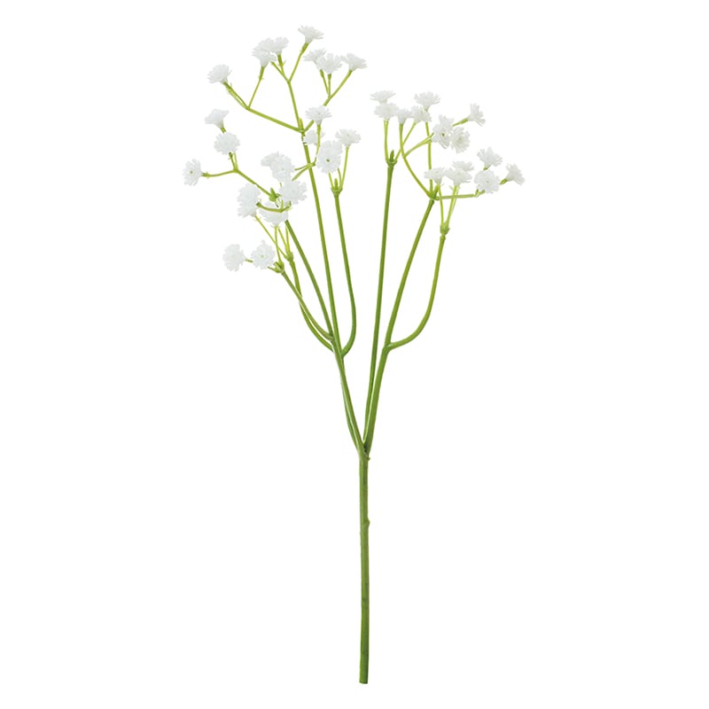 ポピー 造花　プラカスミ ホワイト FFH-0071-W 1本（ご注文単位24本）【直送品】