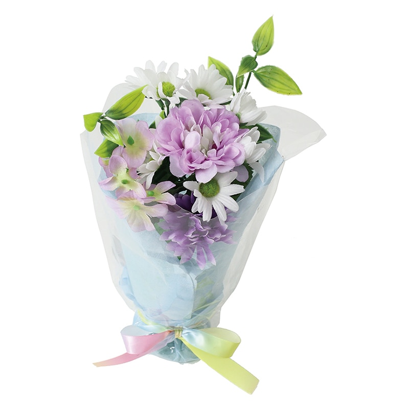 ポピー 造花　ラナンデージーポット SS FP-1117-MIX 1個（ご注文単位12個）【直送品】